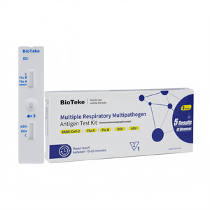 5-in-1 multiplu kit de testare a antigenului multipatogen respirator (auto-test)