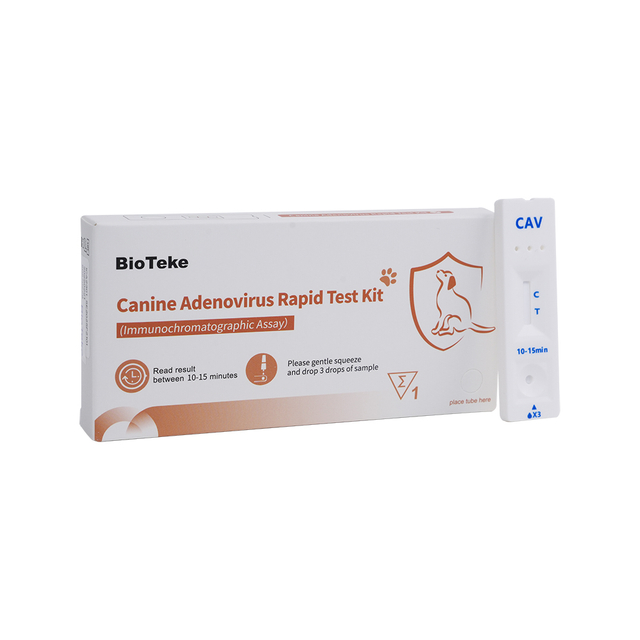 Canin Adenovirus (CAV) Kit de testare rapidă (analiză imunochromatografică) ICA2301-5