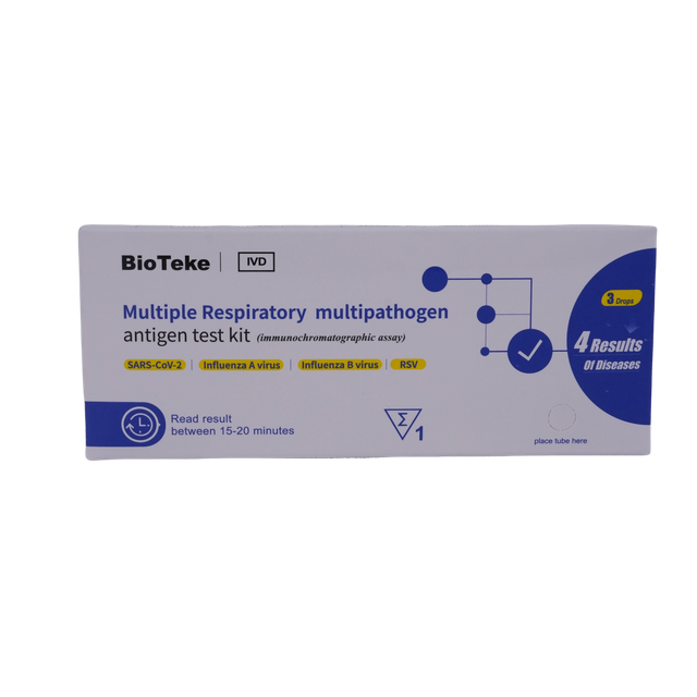 Kit multiplu de testare a antigenului multipatogen respirator pentru RSV anti -gripă COVID (analiză imunochromatografică)