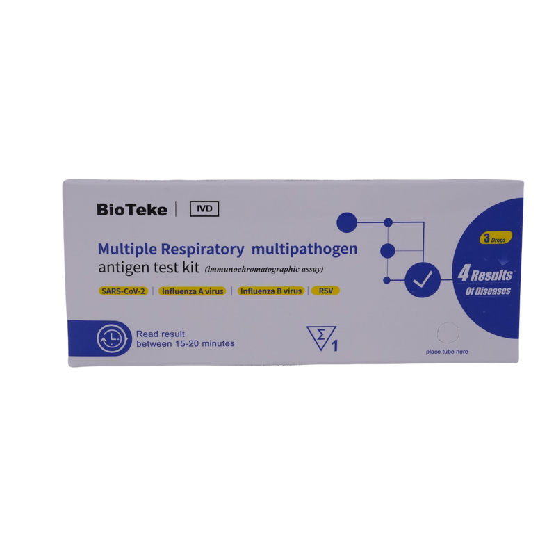 Kit multiplu de testare a antigenului multipatogen respirator pentru RSV anti -gripă COVID (analiză imunochromatografică)
