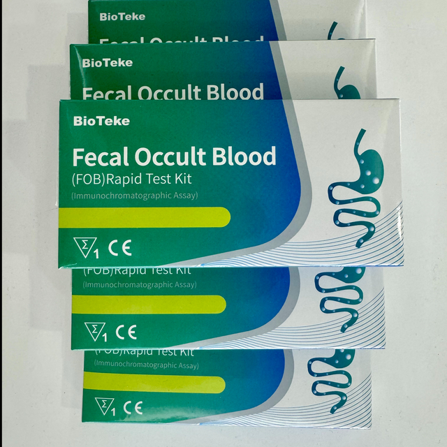 Kit de testare rapidă cu sânge ocult fecal (FOB) (Test imunochromatografic)