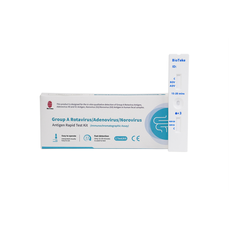Grupa A Rotavirus/Adenovirus/Norovirus Antigen Kit Rapid Test Test (Test imunochromatografic)