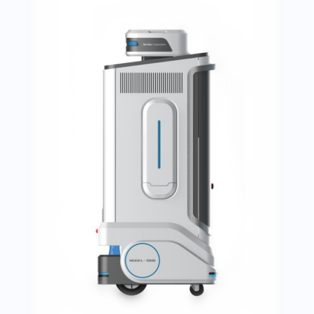 Robot de prevenire a epidemiei cu sterilizator medical laser