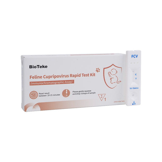 Cupripovirus felin (FCV) Kit de testare rapidă (test imunochromatografic) ICA2301-13