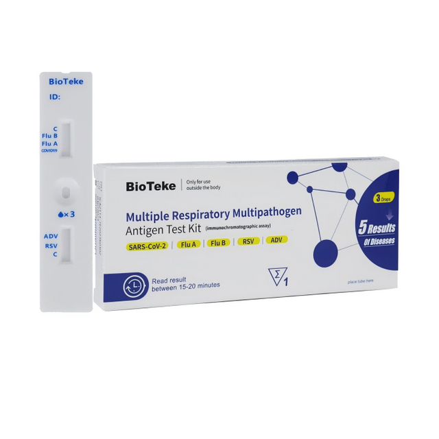 5 în 1 kit de testare a antigenului multipatogen respirator multiplu