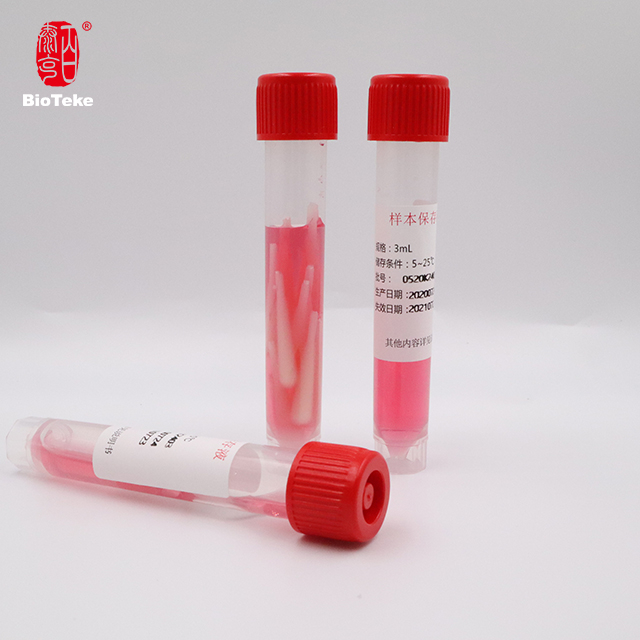 FDA 510 (K) Certificat Medical Media de transport cu virus biologic de unică folosință cu tampon