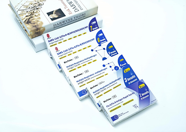 Covid-19/gripă A/gripă B/HPIV/RSV/ADV/MP Respirator multipatogen antigen Kit de testare rapidă Combo (Test imunochromatografic)